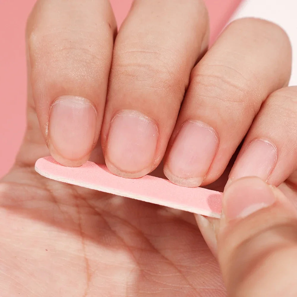 20/80/100pc Disposable Nail File Set Mini Nail Cleaning Care Kit Wood Sticks Nail Art Tools Portable Filer Accessorie Manicure