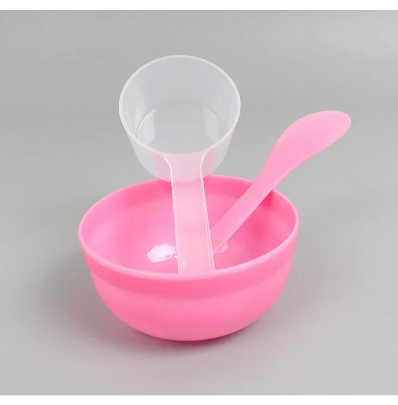 DIY Beauty Tools Skin Care Mask Brush 3pcs/set Facial Brush Mask Bowl Spoon Set Mixing Tools Mixing Beauty Cosmetic Tools