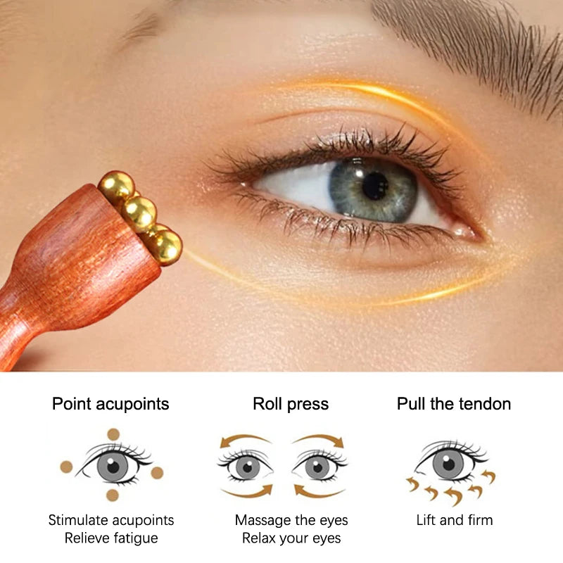 Sandalwood Face Massage Tools Gua Sha Face Skin Care Massage Sticks Lotus Seedpod Shape Massager Facial Physiotherapy Tool