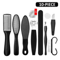Pedicure Kit 10 in 1 Professional Pedicure Tools Set Foot Rasp Peel Callus Dead Skin Remover Feet Care Pedicure