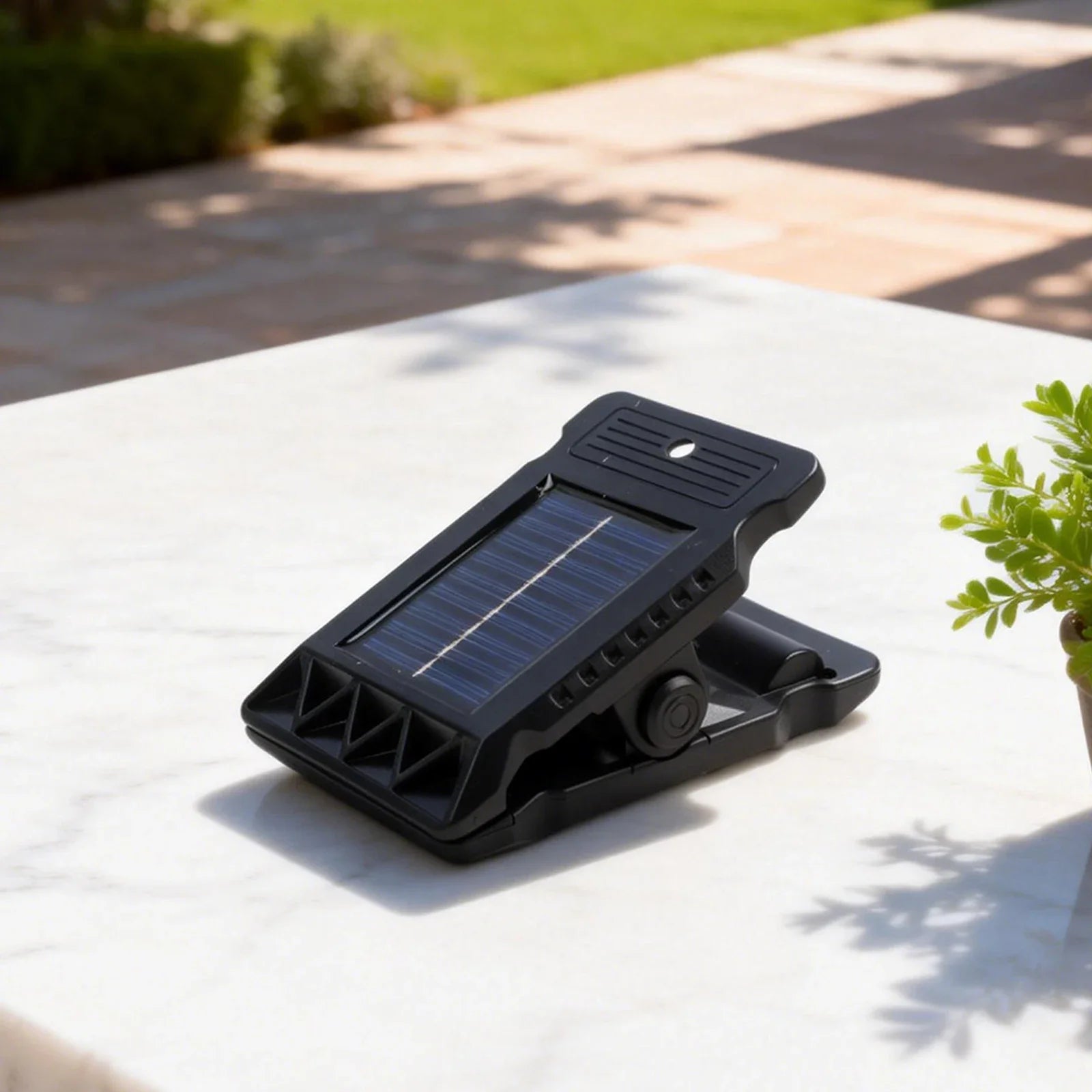 Motion sensor solar outdoor wall lamp with charging clip waterproof LED light for garden driveway porch security