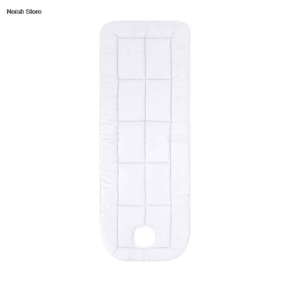 Beauty Salon Mattress Thickened Non-slip Mattress Topper Hospital Beauty Salon Massage Bed Mat Foldable Beauty Bed Pad with Hole