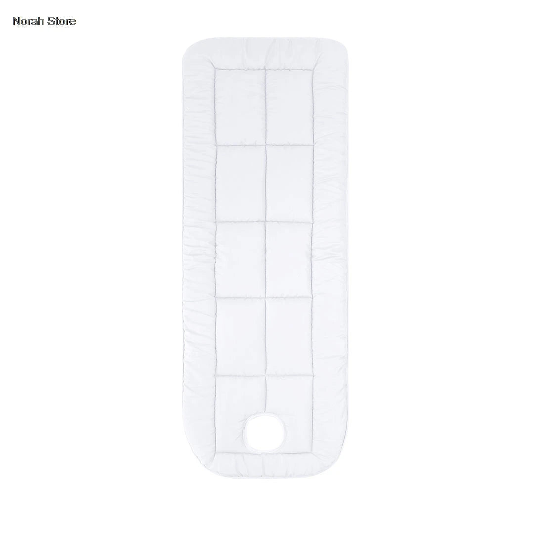 Beauty Salon Mattress Thickened Non-slip Mattress Topper Hospital Beauty Salon Massage Bed Mat Foldable Beauty Bed Pad with Hole