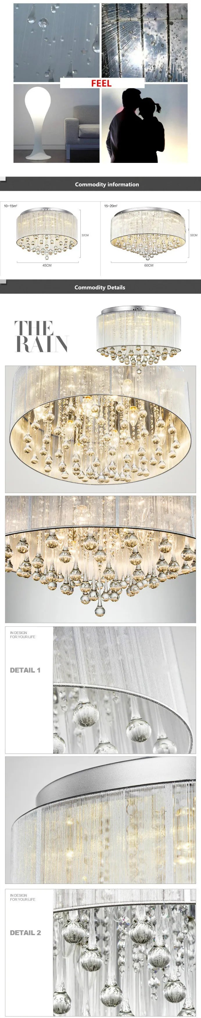 Modern ceiling lights For indoor home lighting lamparas de techo led lamps for living room luminaria teto pendente