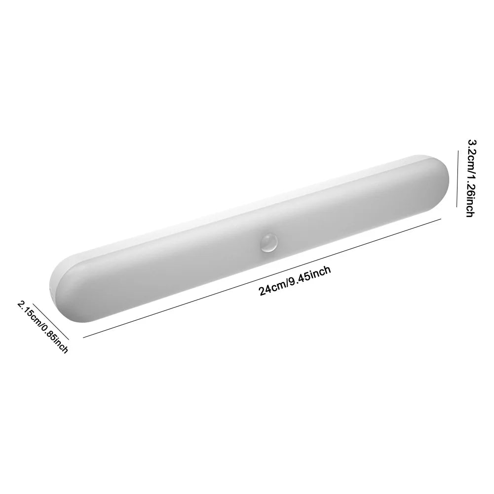 Wireless Mirror Vanity Lights Battery Operated LED Eye Protection Light Adjustable Color Brightness & Angle for Home Bathroom