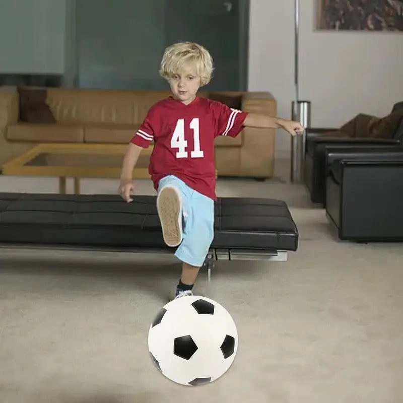 21cm Bouncing Mute Ball Toy Indoor S ilent Basketball Baby Toy Silent Soft Soccer Ball Bounce Basketball Child Sports Games