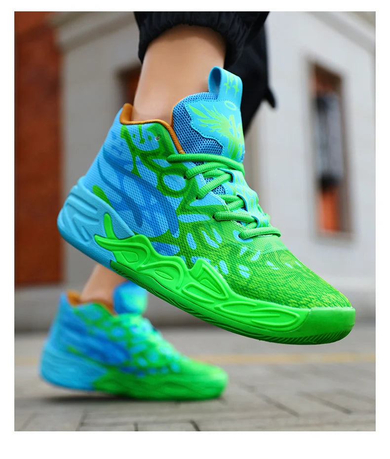 739 High Quality Mens Basketball Sneakers Breathable Cushioning Training Sports Shoes Youth Gym ForMotion Basketball Shoes 35-45
