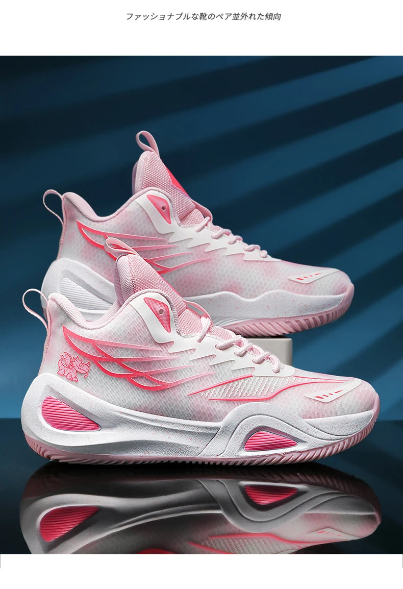 Men's Training Basketball Shoes Anti Slip Durable Cushion Lightweight Breathable Sneakers Outdoor Indoor Athletic Sport Shoes