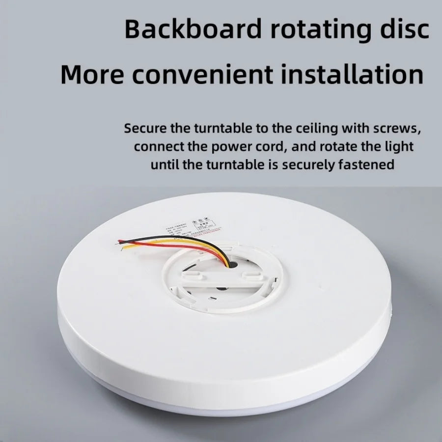 LED Ceiling Light with Human Infrared Induction for Home Garage Attic Door Front Corridor Staircase Warehouse Sensor Lighting