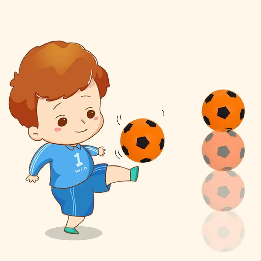 High-Elastic Silent Football Low Noise Lightweight Low Noise Foam Soccer Ball Easy to Grip 18/21/24CM Indoor Training Ball