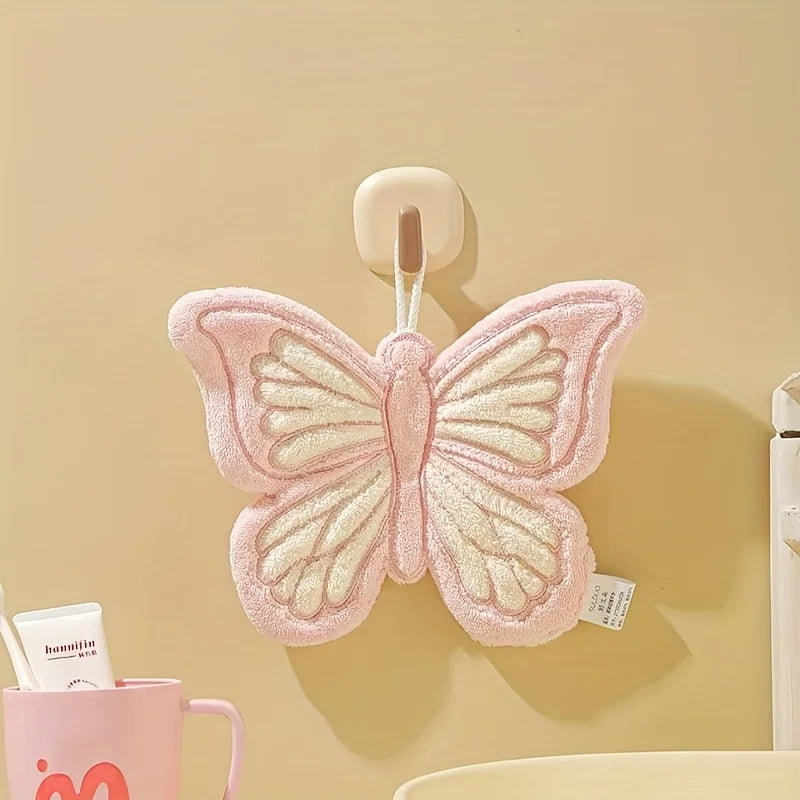"Beauty" must be translated as "appearance value"   Original: Hanging Coral Fleece Butterfly High-Appearance Cartoon Thickened S