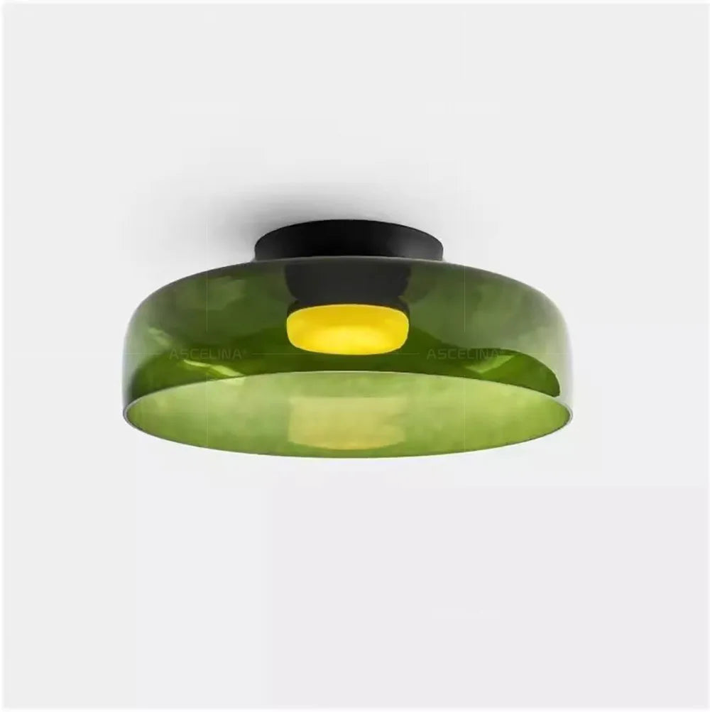 LEVELS Glass Ceiling Lamp Bedroom led Medieval Colourful lamps for Restaurant Creative Dining Room bedroom Balcony hallway Lamps