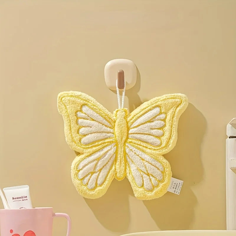 "Beauty" must be translated as "appearance value"   Original: Hanging Coral Fleece Butterfly High-Appearance Cartoon Thickened S