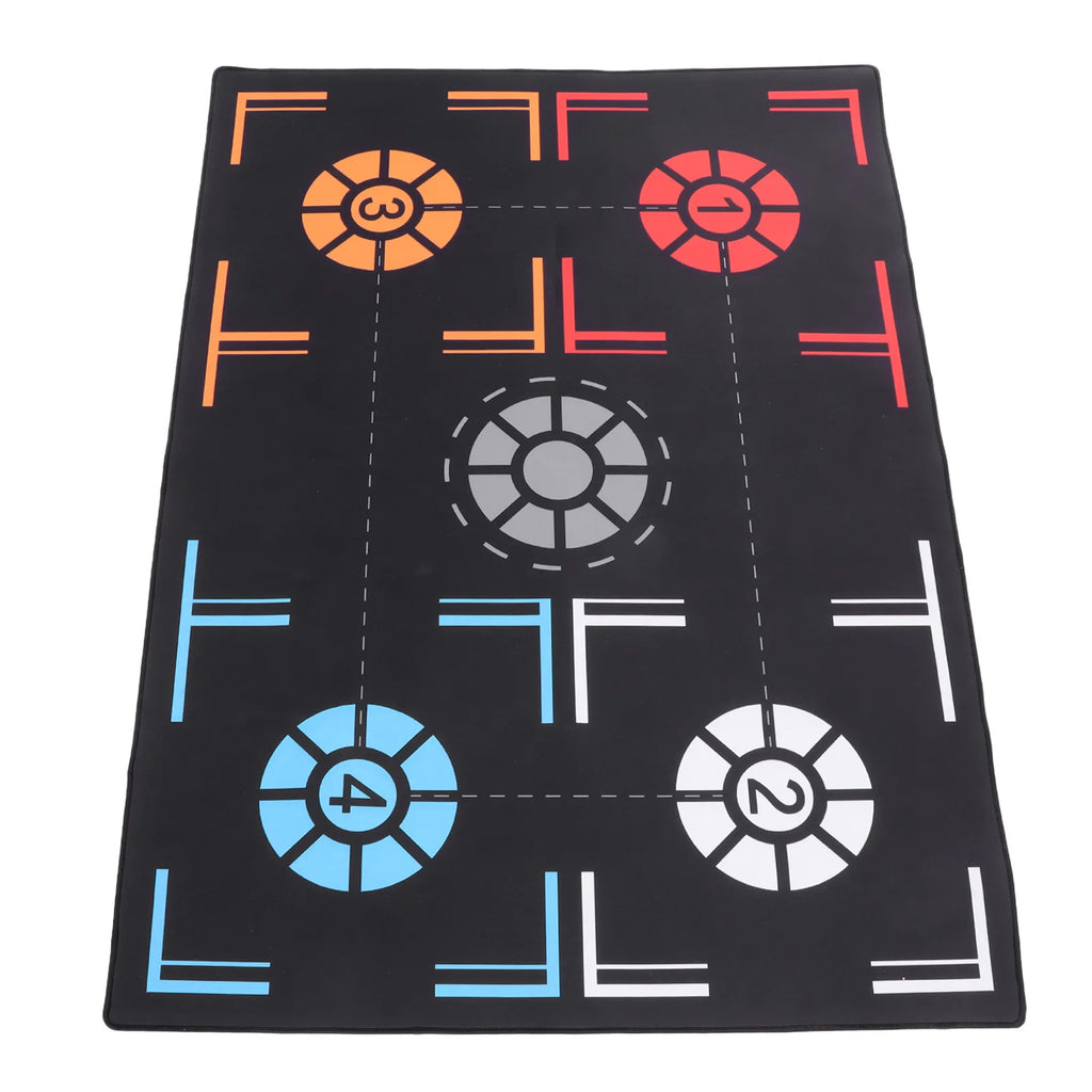 Indoor Sound Insulation Basketball Footstep Mat 2mm Basketball Training Mat Mute Rubber Basketball Training System for Kids