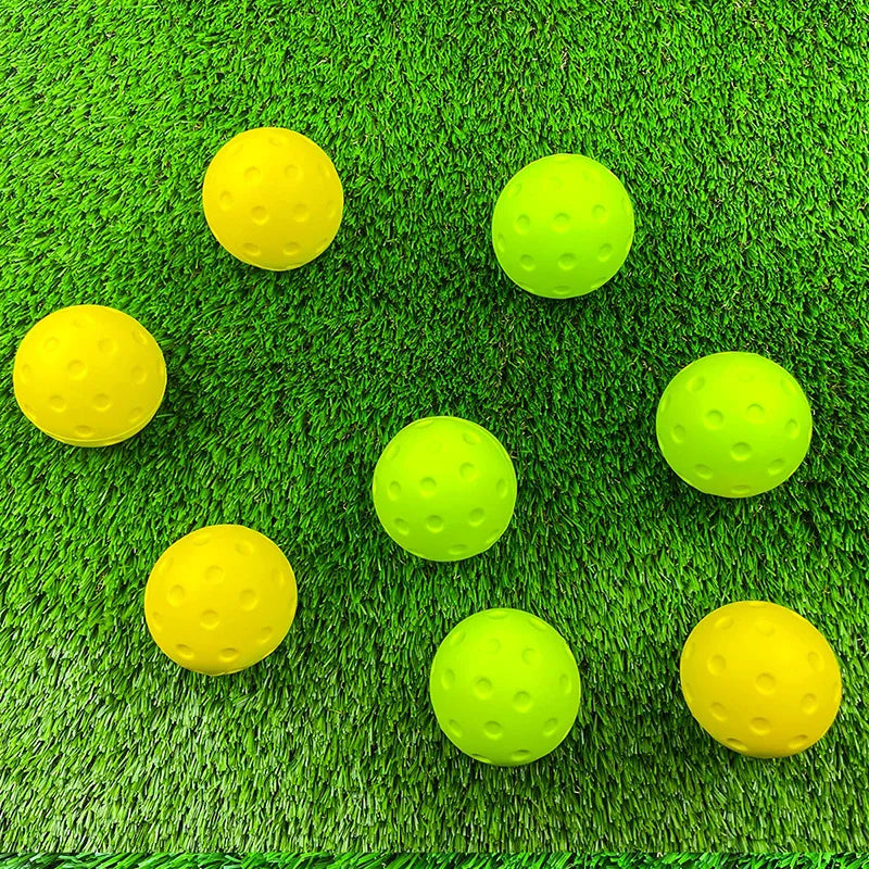 Silent & Sturdy Indoor Pickleball Balls, 1/3pcs, 74mm, PU Foam, Suitable for Practice and Tournaments
