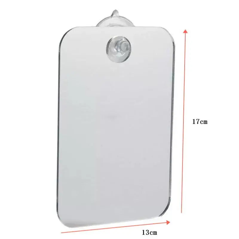 ♥Shaving Mirror for Bathroom - Portable Rectangular Mirror with Hanging Hole, Acrylic Anti Fog Mirror for Shaving & Grooming