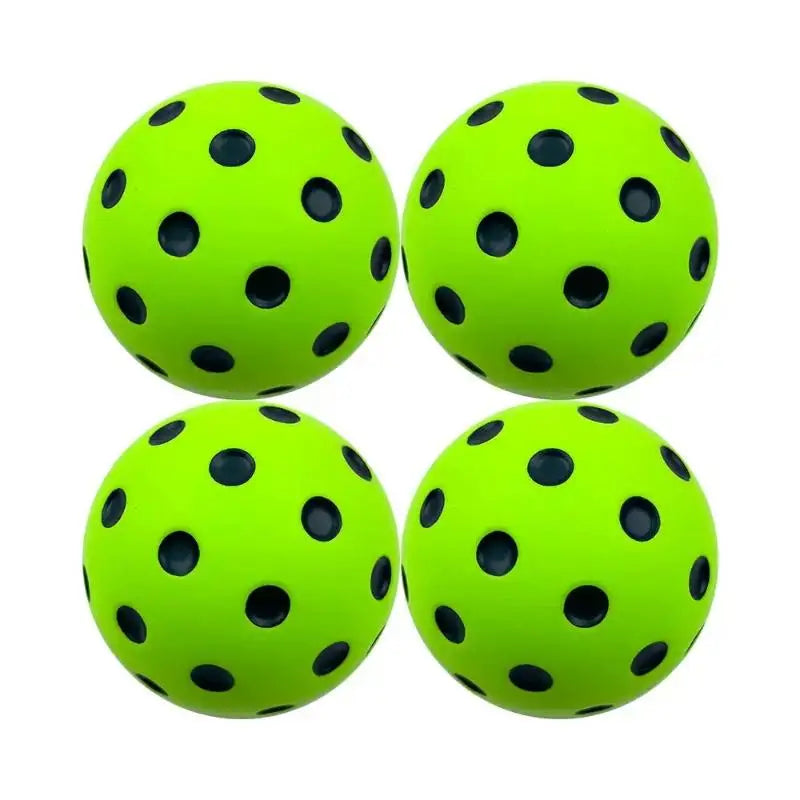 1PC PU Foam Silent Ball for Indoor Pickleball Activities with High Bounce Resistance, Non-Disturbing.