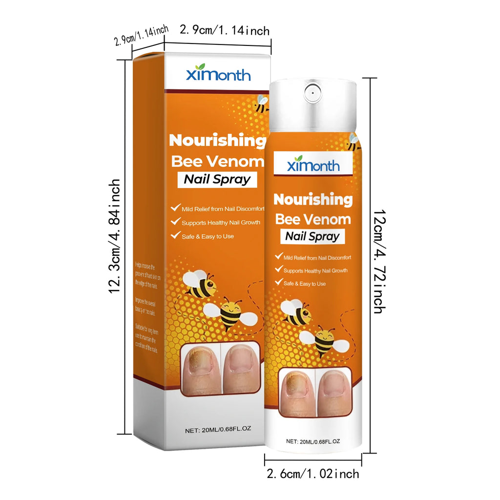 Nail Nourishing Spray Gentle Care for Hands and Feet, Strengthens Nails, Moisturizes, and Softens Cuticles