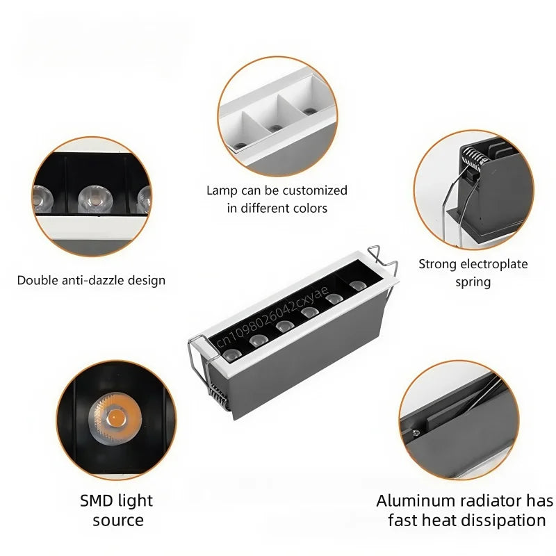 Tuya Smart DALI spotlights, mini downlights, LED line lights, COB ceiling lights, kitchen and living room indoor lighting bulbs