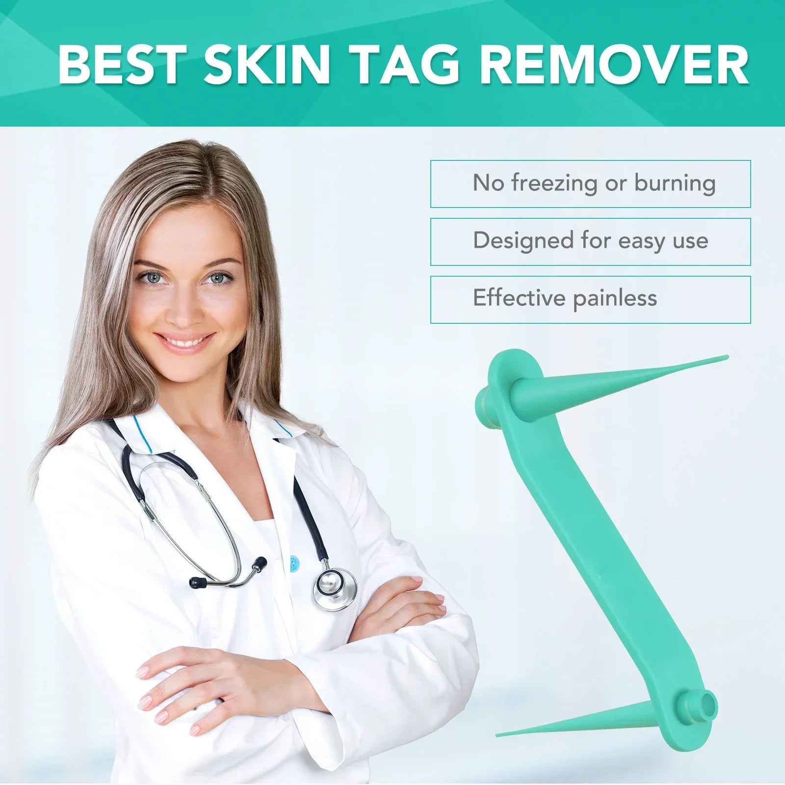 Skin Tag Removal Care Products Simple Wart Removal Tool Set Skin Tag Removeal Tool Easy To Clean Skin Care Tool