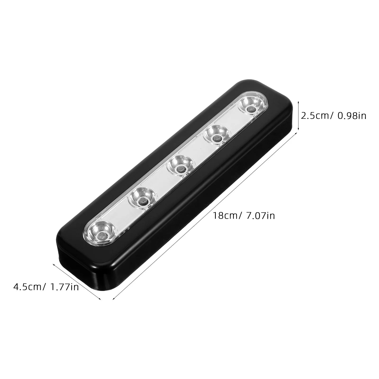 Motion Sensor Light 5 Led Bright Lamp For Closet Cabinet Wardrobe Stairs Under Shelf Operated Cordless