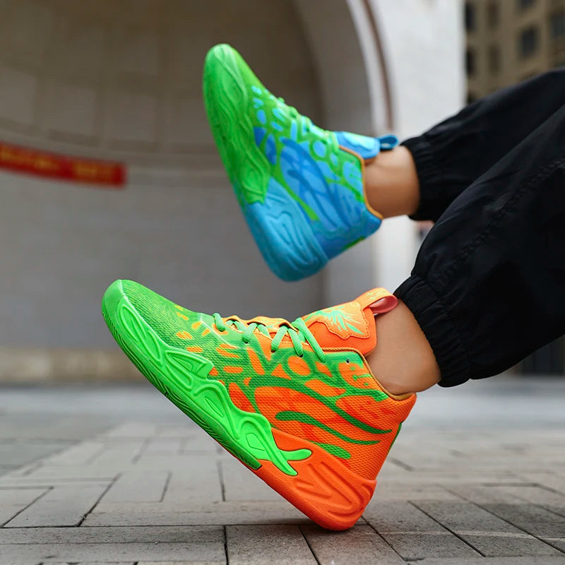 739 High Quality Mens Basketball Sneakers Breathable Cushioning Training Sports Shoes Youth Gym ForMotion Basketball Shoes 35-45