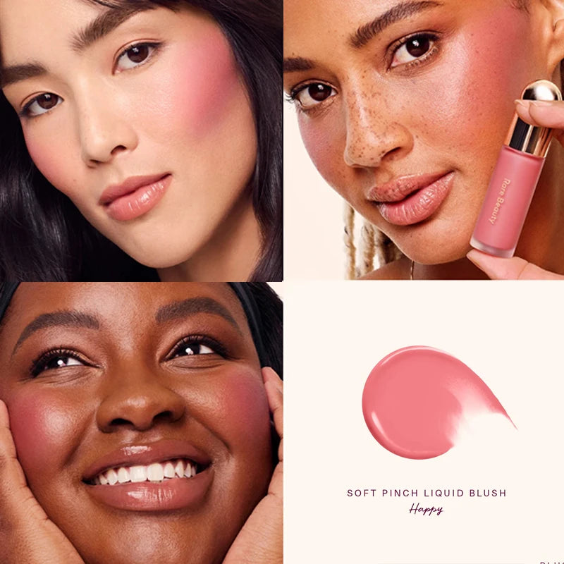 Fashion Rare Beauty Oft Pinch Liquid Blush Silky Lasting Sweat- and Humidity-resistant Cream-to-powder Rouge Women's Face Makeup