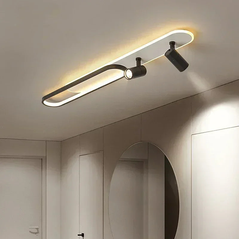 Modern LED Ceiling Lights with Spotlight Aisle Chandelier for Living Room Hallway Cloakroom Lamps Home Indoor Lighting fixtures