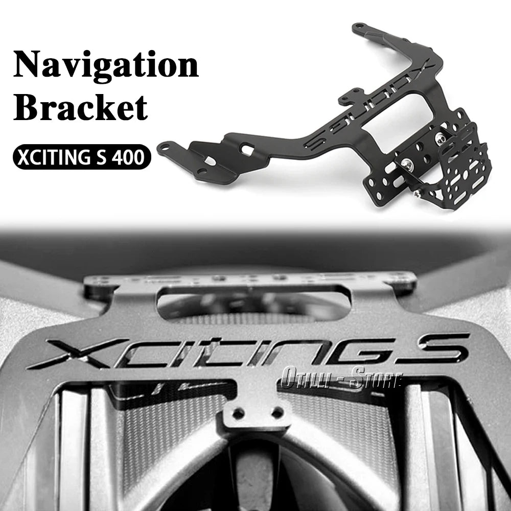 For Kymco Xciting S 400 XCITING S400 New Motorcycle Accessories Phone Holder GPS Mount Navigation Bracket With Logo