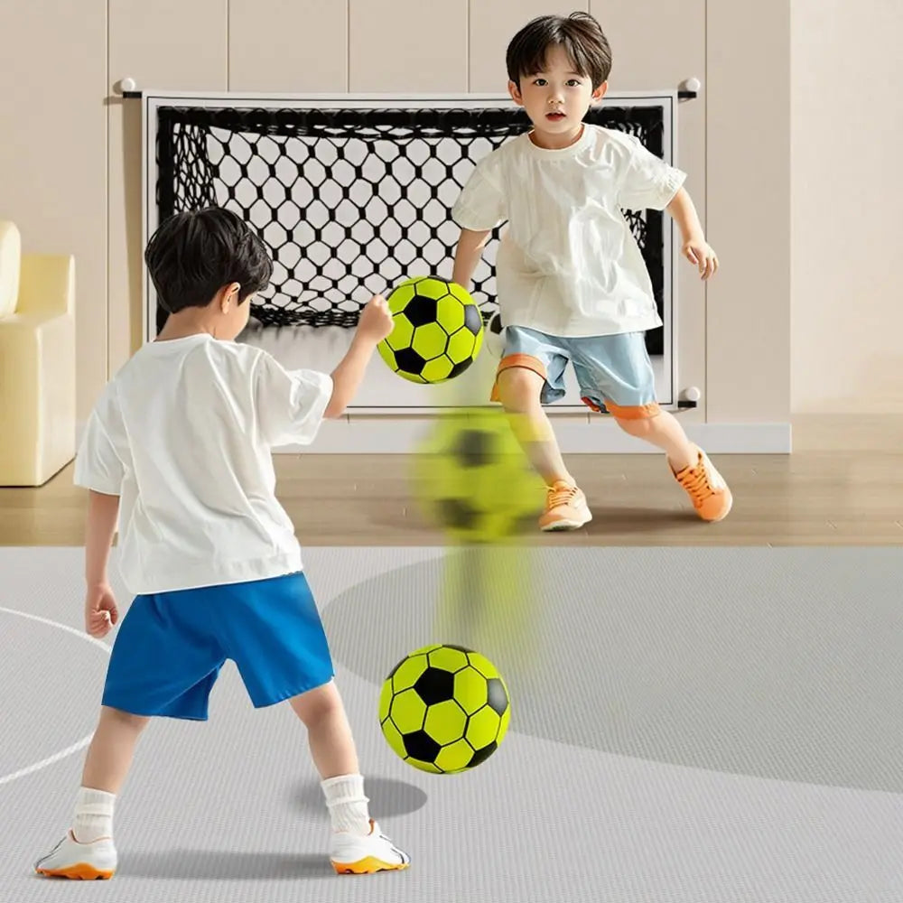 High-Elastic Silent Football Easy to Grip Lightweight Low Noise Foam Soccer Ball 21/24CM Squeezable Indoor Training Ball