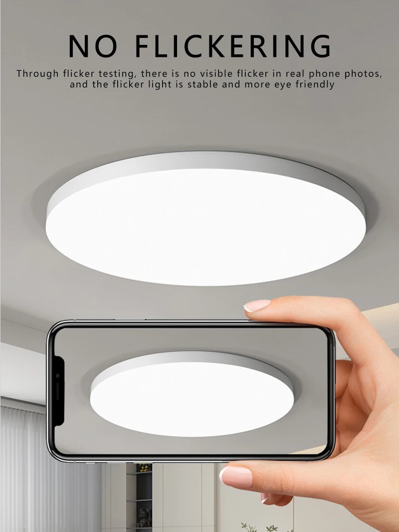 Modern LED Ceiling Light Waterproof Dustproof Three Proof Light Kitchen Bedroom Bathroom Living Room Indoor Home Ceiling Lamp