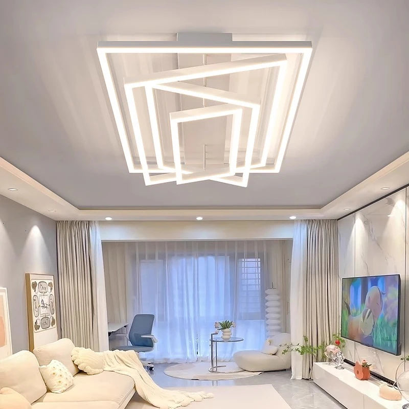 Nordic home decoration salon bedroom decor smart led lamp lights for room dimmable Ceiling light lamparas indoor lighting