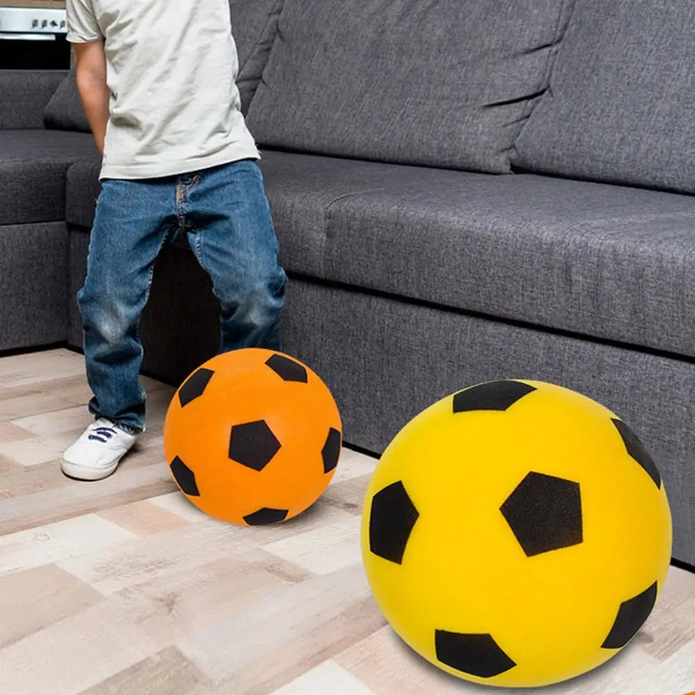High-Elastic Silent Football Easy to Grip Low Noise Low Noise Foam Soccer Ball 18/21/24CM Squeezable Indoor Training Ball
