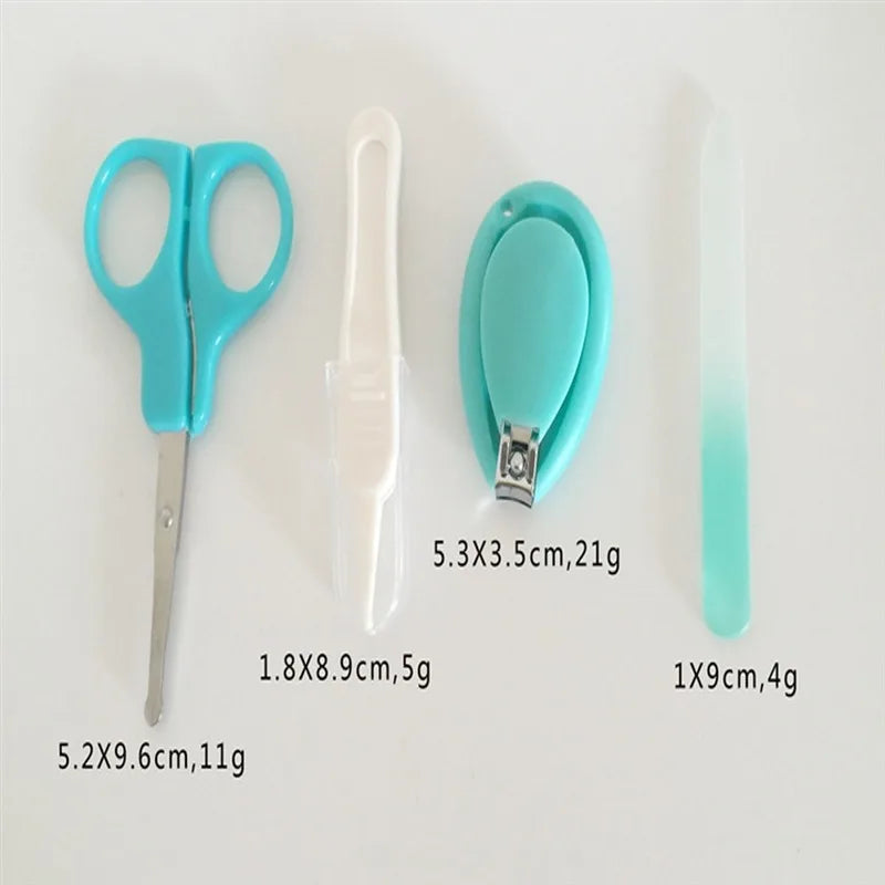 Baby Nail Clipper Kit Baby Healthcare Kits Tool Trimmer Scissors Nail Clippers With Storage Box Baby Nail File Set Manicure Care