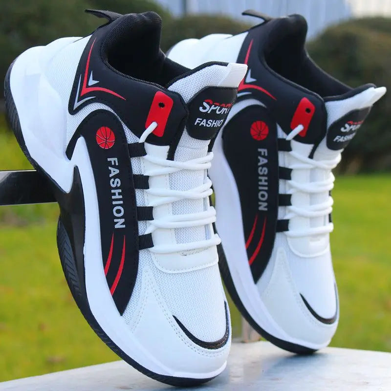 Men's Breathable Sport Shoes Non-Slip High-Top Gym Sneakers 2025 Cushioning Basketball Footwear Male Zapatillas