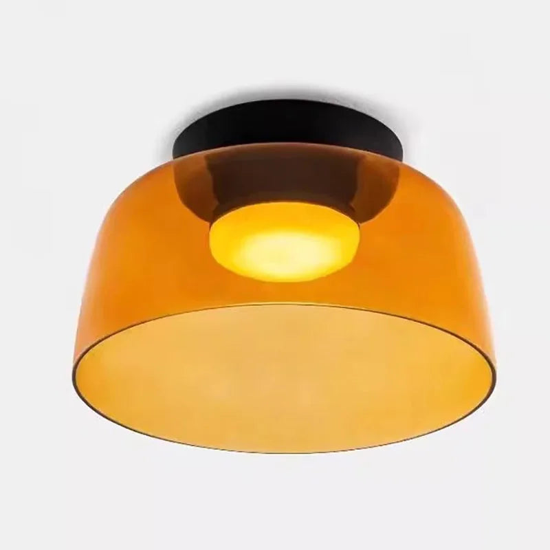 LEVELS Glass Ceiling Lamp Bedroom led Medieval Colourful lamps for Restaurant Creative Dining Room bedroom Balcony hallway Lamps
