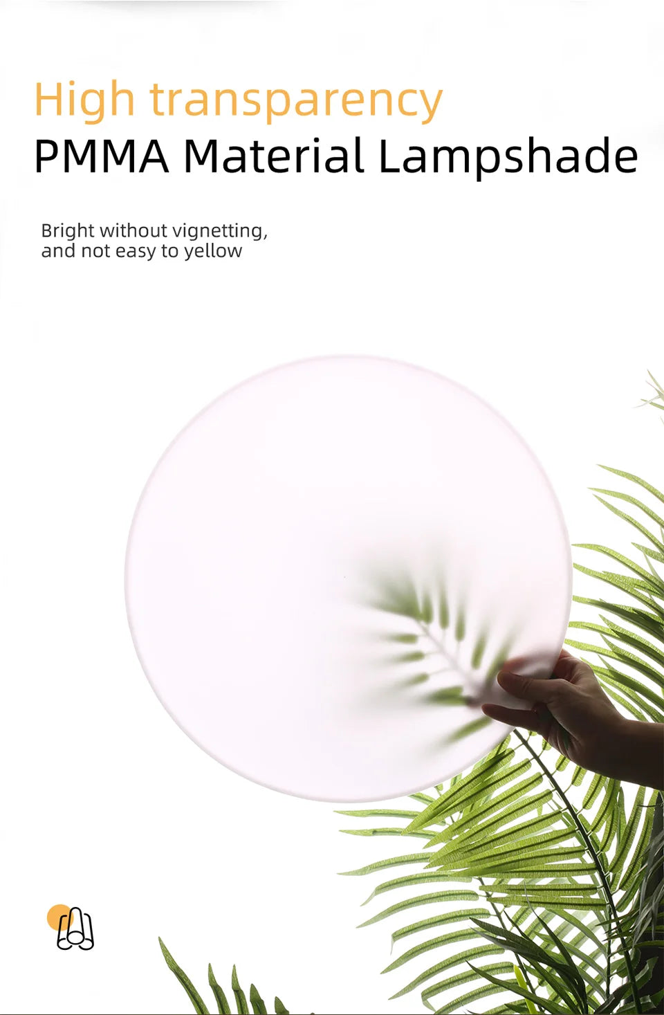 Aisilan LED Smart Ceiling lamp Ultra-thin Light Control by Remote Dimmable 24W 36W Flood Lighting for Living room Bedroom
