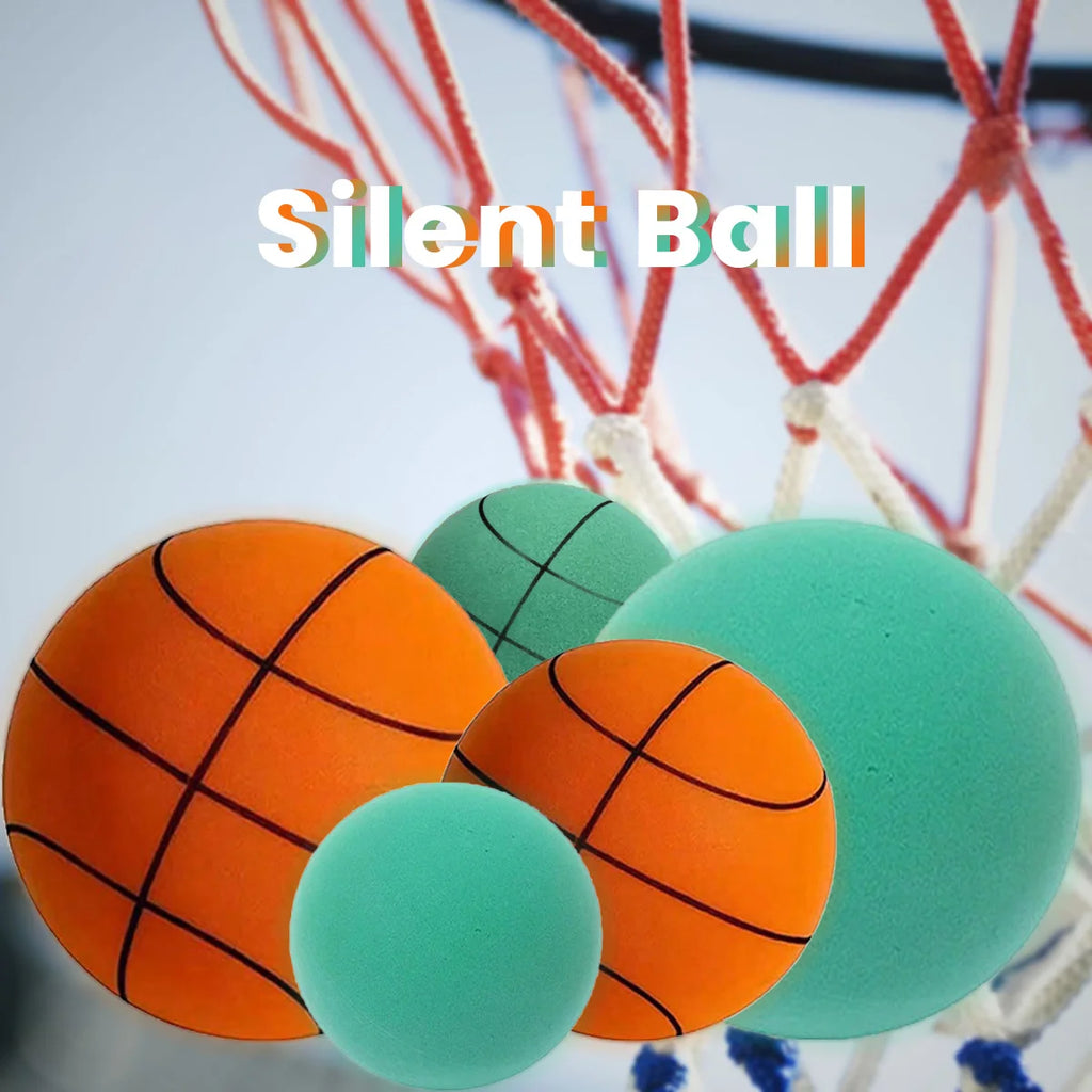 Indoor and Outdoor Leisure Sports Silent Basketball Elastic Low Noise Durable Sponge Basketball Single Pack
