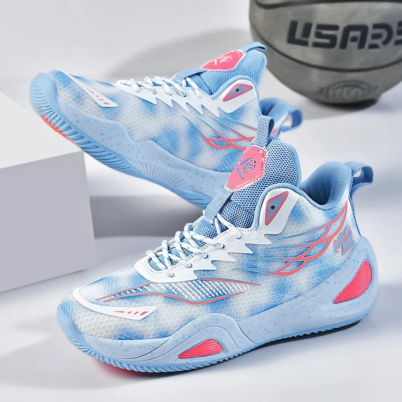 Men's Training Basketball Shoes Anti Slip Durable Cushion Lightweight Breathable Sneakers Outdoor Indoor Athletic Sport Shoes