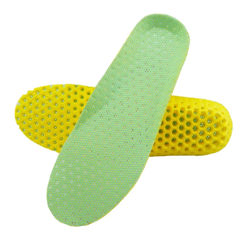 Memory Foam Insoles for Sneakers Honeycomb Breathable Insole Sports Shoe Pad Inserts Orthopedics Flat Feet Pads for Woman Man