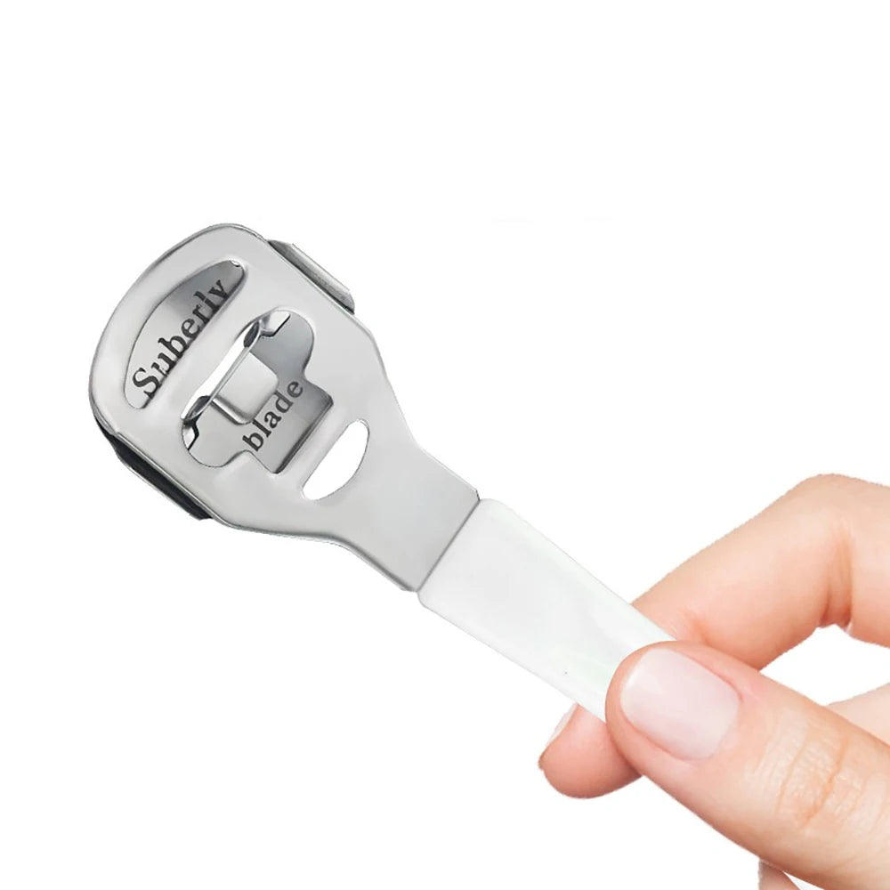 Pedicure Tools Set - Stainless Steel Callus Remover, Foot Rasp & Dead Skin Knife, Salon-Grade Manicure Kit for Home/Spa