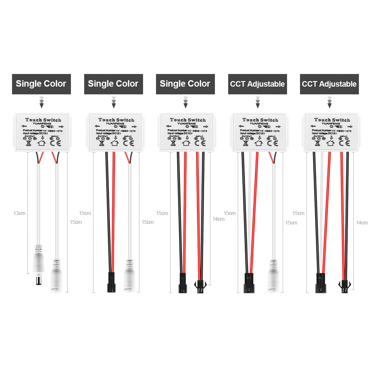 Bathroom Mirror LED Strip Light LED Switch Touch Sensor 12v LED Dimmer Switch LED Controller For Bedroom Mirrors Interior Decor