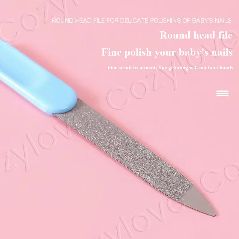 Baby Nail Care & Grooming Set with Clipper, Scissors, Brush, Comb for Newborns,Nail Trimmer Kit Healthcare Tools