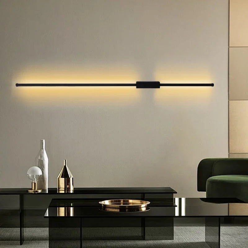 Indoor LED  long wall lamp  Nordic style Long LED Wall Light  Home Decoration Bedroom Living Room Sofa Background