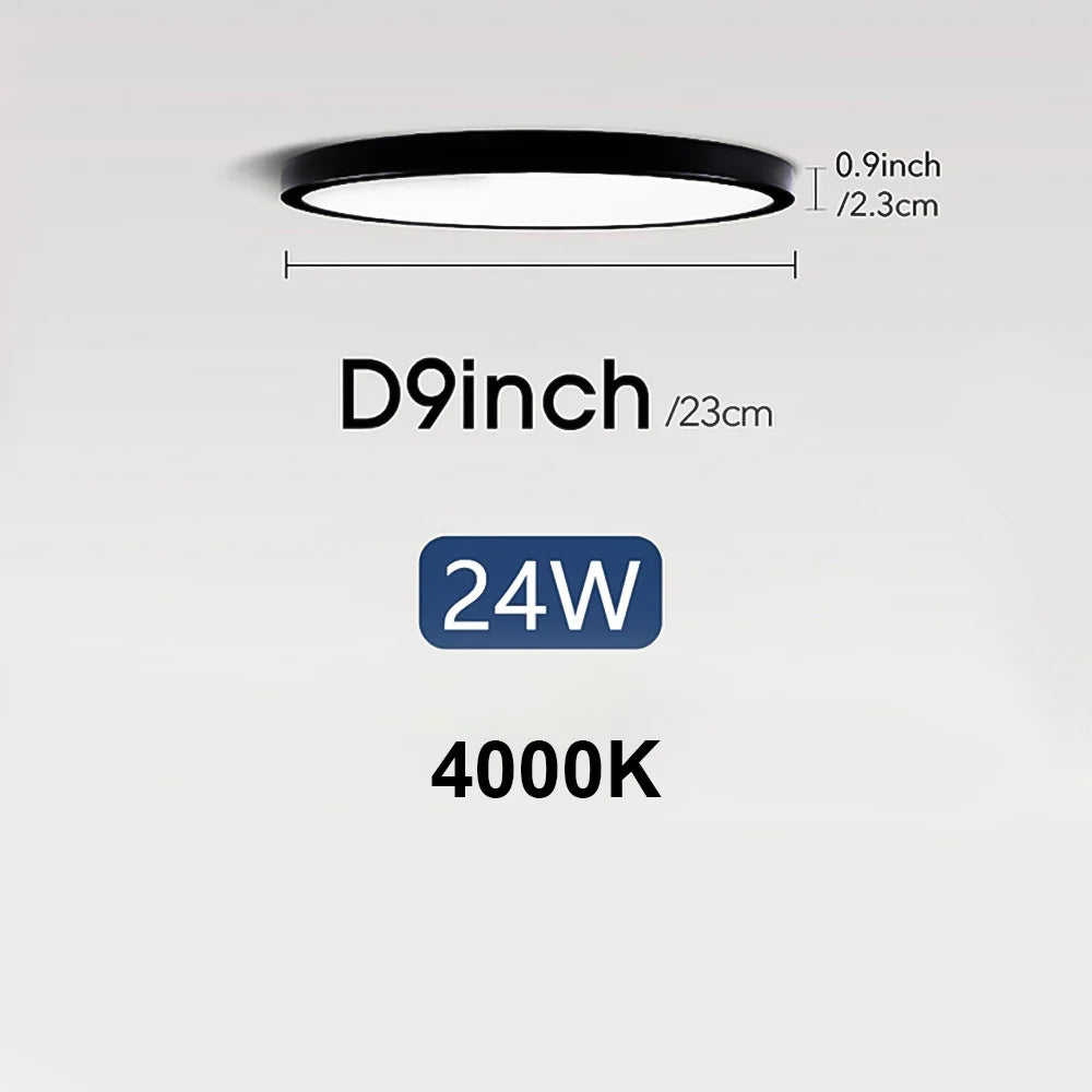 Smart Led Ceiling Light with Remote Control 3 Colors Dimmable Ceiling Lights Ultrathin Panel Lamps Bedroom Kitchen Ceiling Lamp