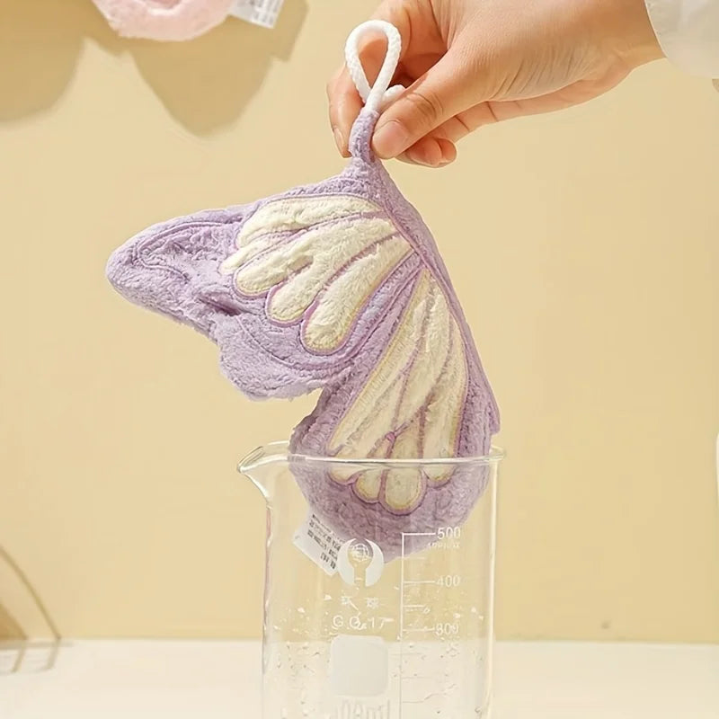 "Beauty" must be translated as "appearance value"   Original: Hanging Coral Fleece Butterfly High-Appearance Cartoon Thickened S