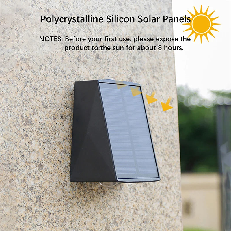 Solar Outdoor Light, Smart Light Sensors and Automatic Switches, Ideal for Gardens, Courtyards, and Walkways
