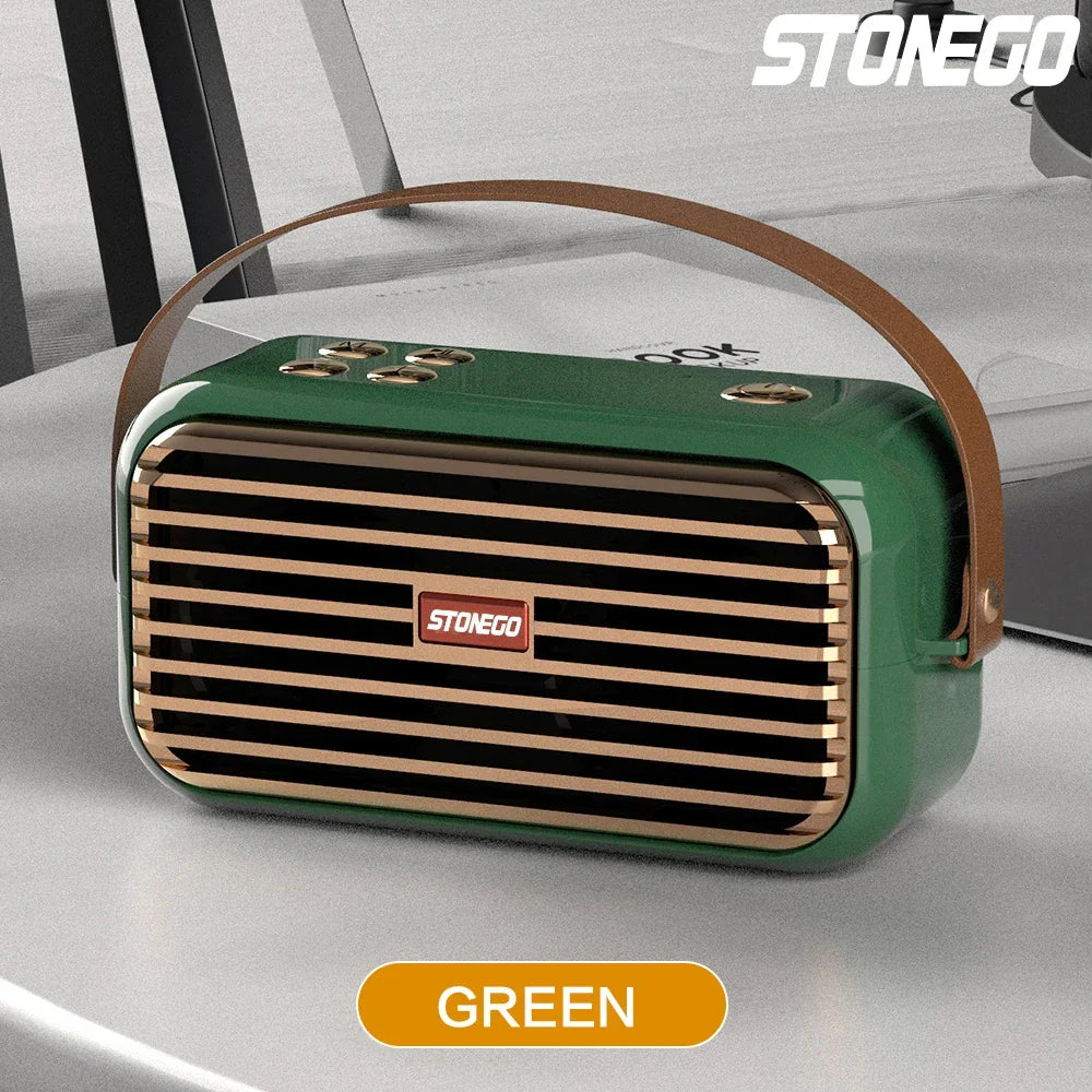 Wireless Bluetooth Speaker with Stereo Sound Extended Bass TWS Bluetooth 5 0 TF Card USB AUX Audio Input