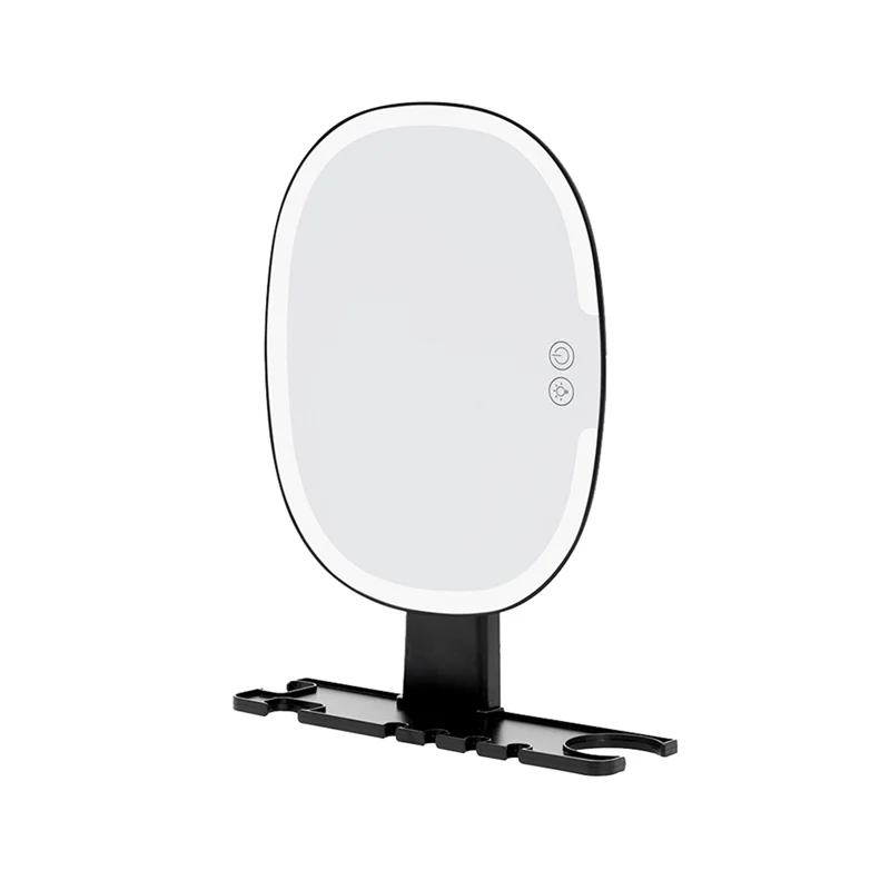 B84B-Shower Mirror Forshaving Shower Shaving Mirror Wall Mounted Bathroom Mirror Withlights