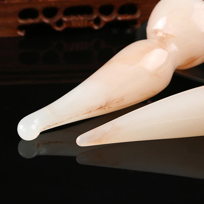 Smooth Face Massage Tools Resin Gua Sha Face Skin Care Massage Sticks Lotus Seedpod Shape Massager Facial Physiotherapy Tool